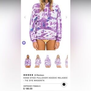 NWT Aviator Nation Magenta Tie Dye Set